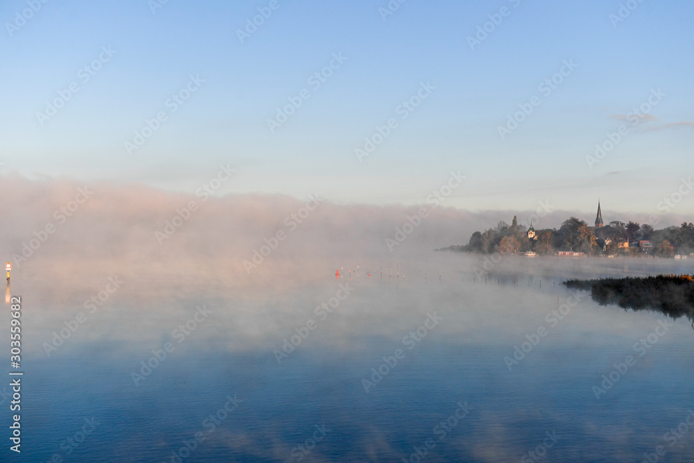 Geltow - Werder  - Havel - Nebel am Morgen