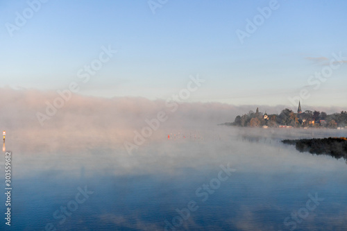 Geltow - Werder - Havel - Nebel am Morgen