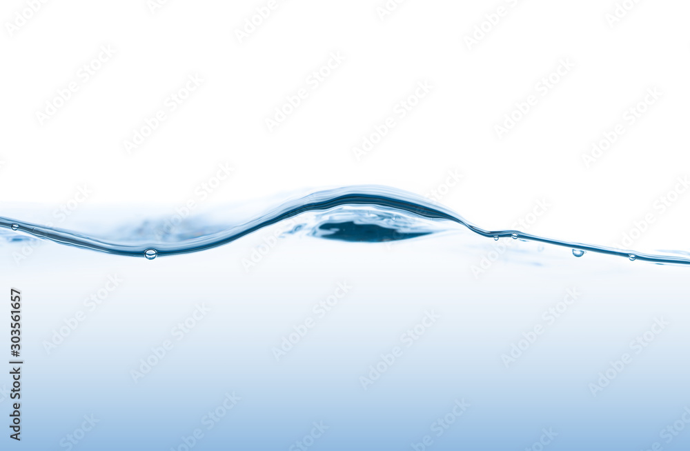 Water splash. Aqua flowing in waves and creating bubbles. Drops on the water surface feel fresh and clean. isolated on white background. Water splash. Aqua flowing in waves and creating bubbles. Drops on the water surface feel fresh and clean. isolated on white background.