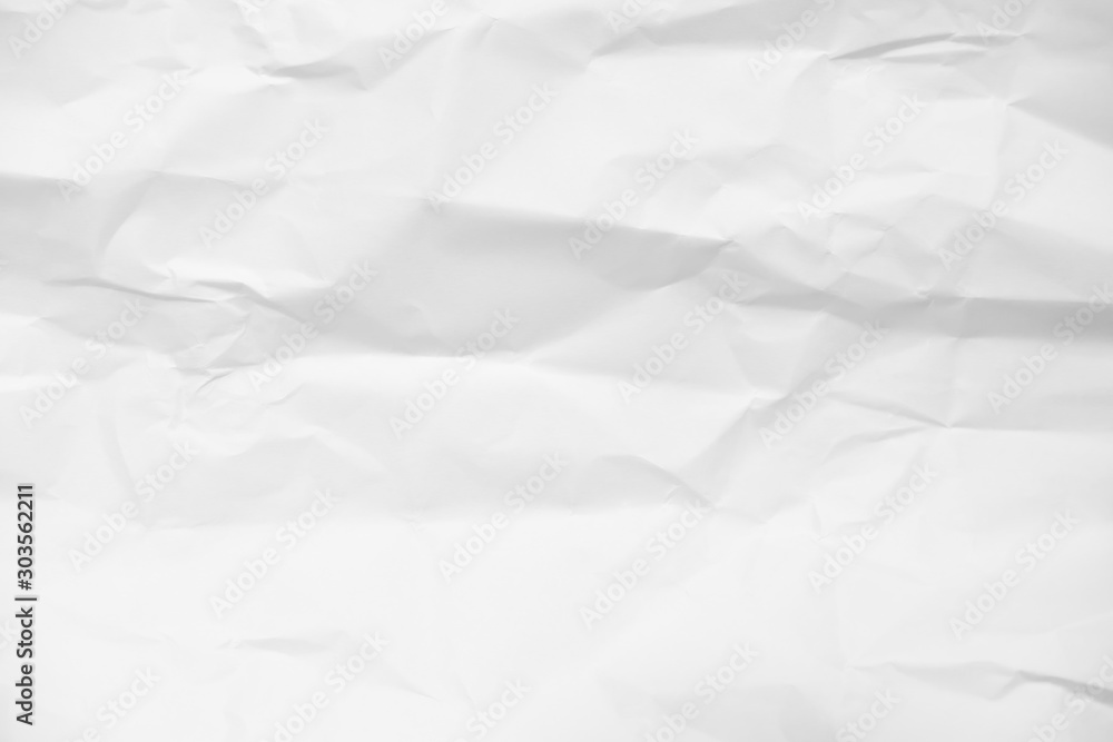 White crumpled paper texture background. White crumpled paper texture background.