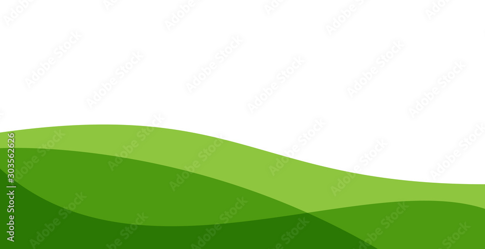 Фотография simple green background . modern wavy background style
