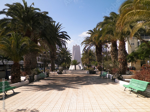 Square in city of Arrecife