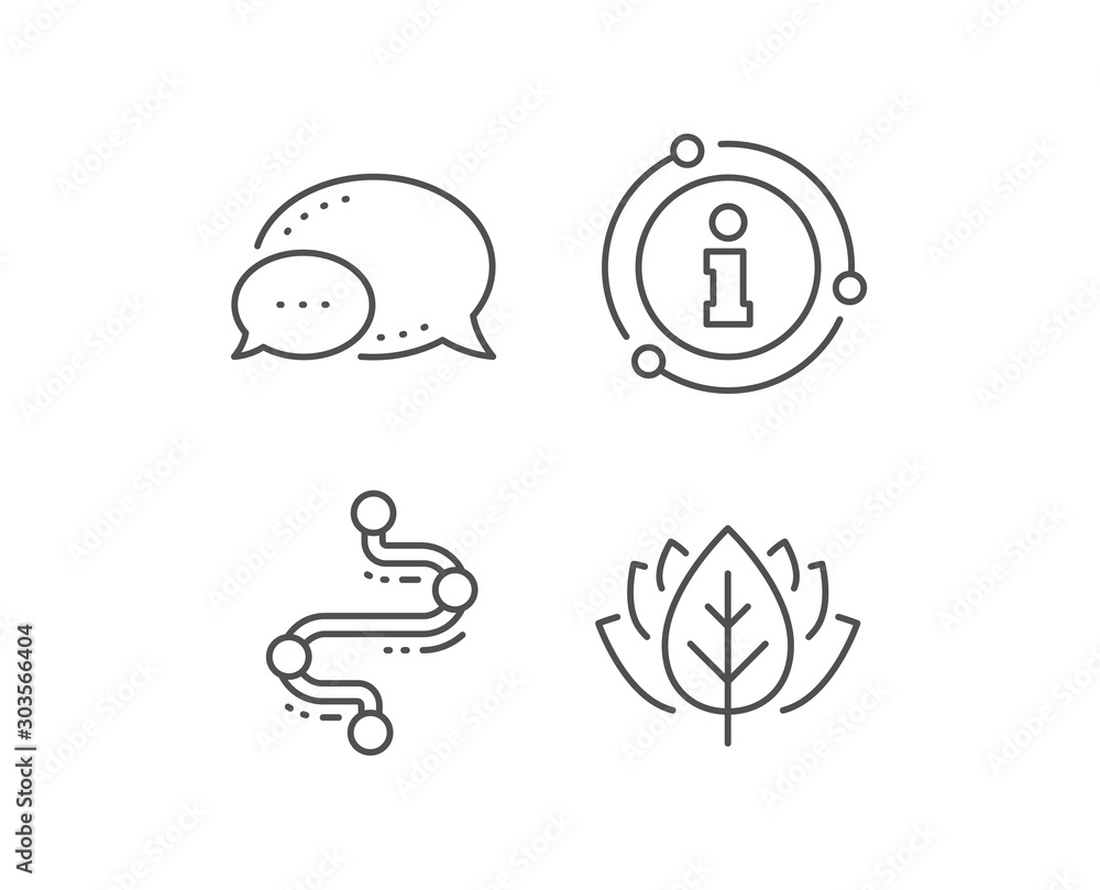 Timeline line icon. Chat bubble, info sign elements. Project process, journey path sign. Linear timeline outline icon. Information bubble. Vector Timeline line icon. Chat bubble, info sign elements. Project process, journey path sign. Linear timeline outline icon. Information bubble. Vector