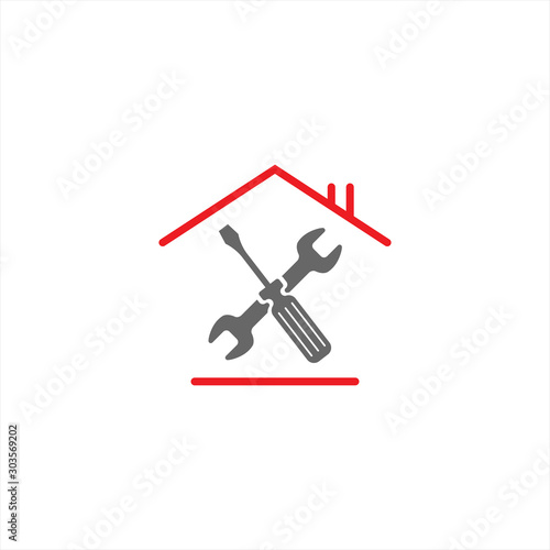 Repair service vector icon