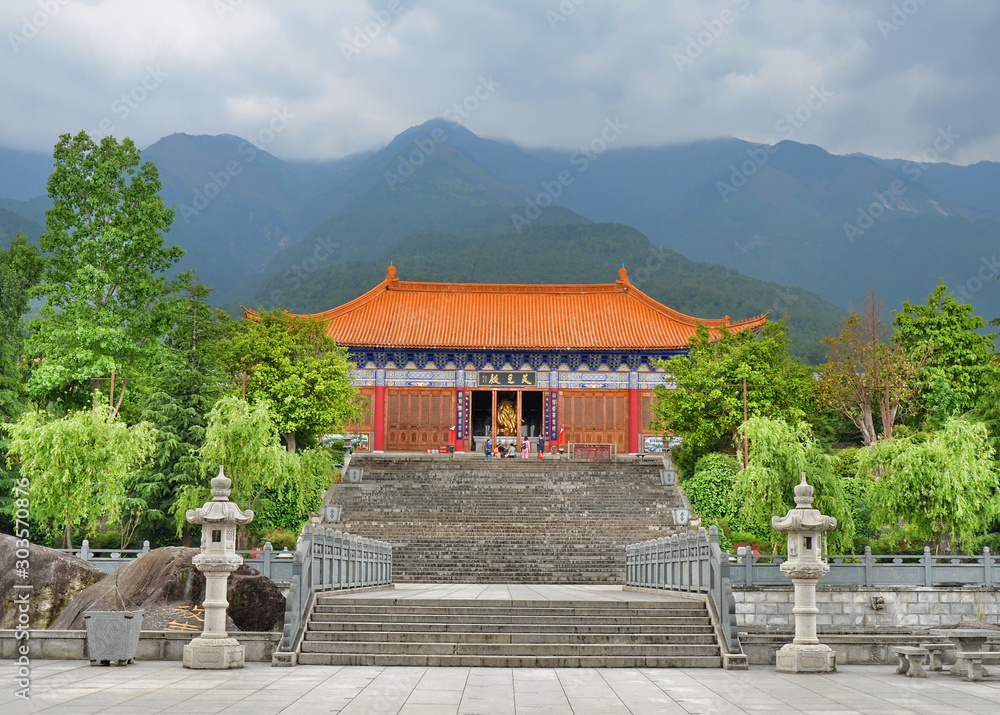 Chongsheng Temple is a Buddhist temple originally built in the 9th century near the old town of Dali in Yunnan province, southern China. Chongsheng Temple is a Buddhist temple originally built in the 9th century near the old town of Dali in Yunnan province, southern China.