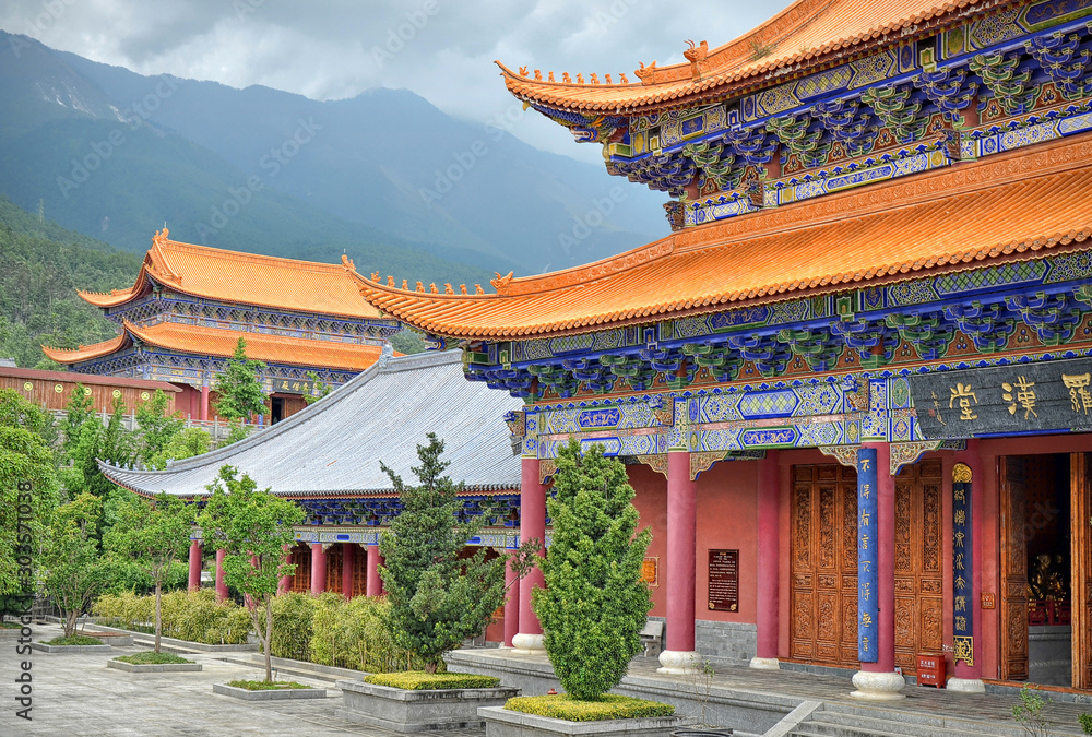 Chongsheng Temple is a Buddhist temple originally built in the 9th century near the old town of Dali in Yunnan province, southern China. Chongsheng Temple is a Buddhist temple originally built in the 9th century near the old town of Dali in Yunnan province, southern China.