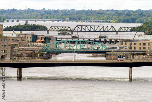 Obraz na płótnie Chaudiere bridge over the Ottawa River