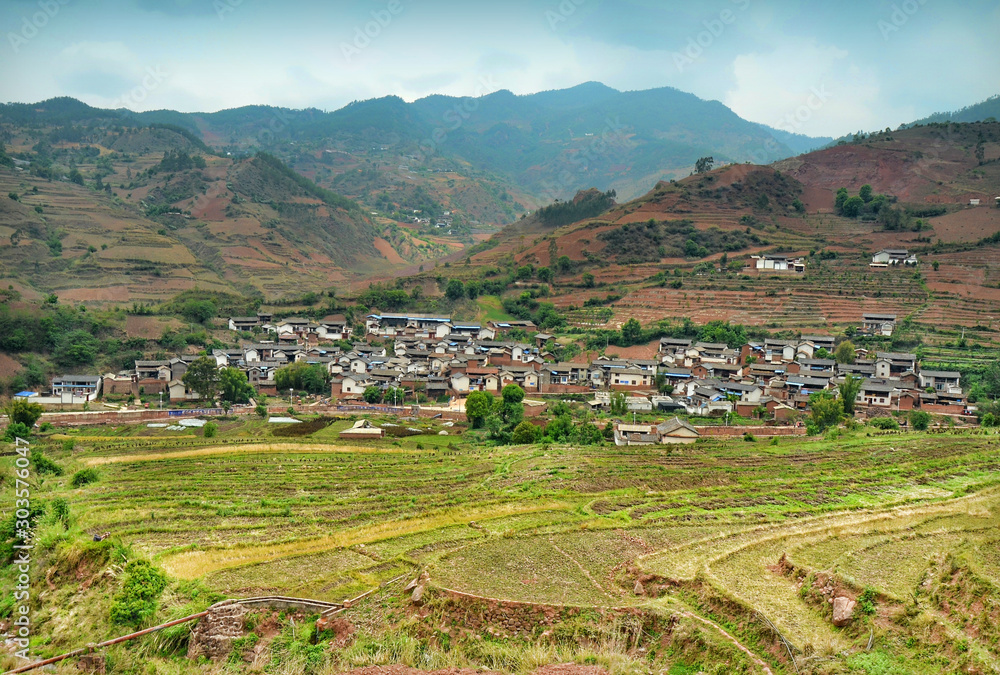 Landscape in Yunlong region, Yunnan province, China