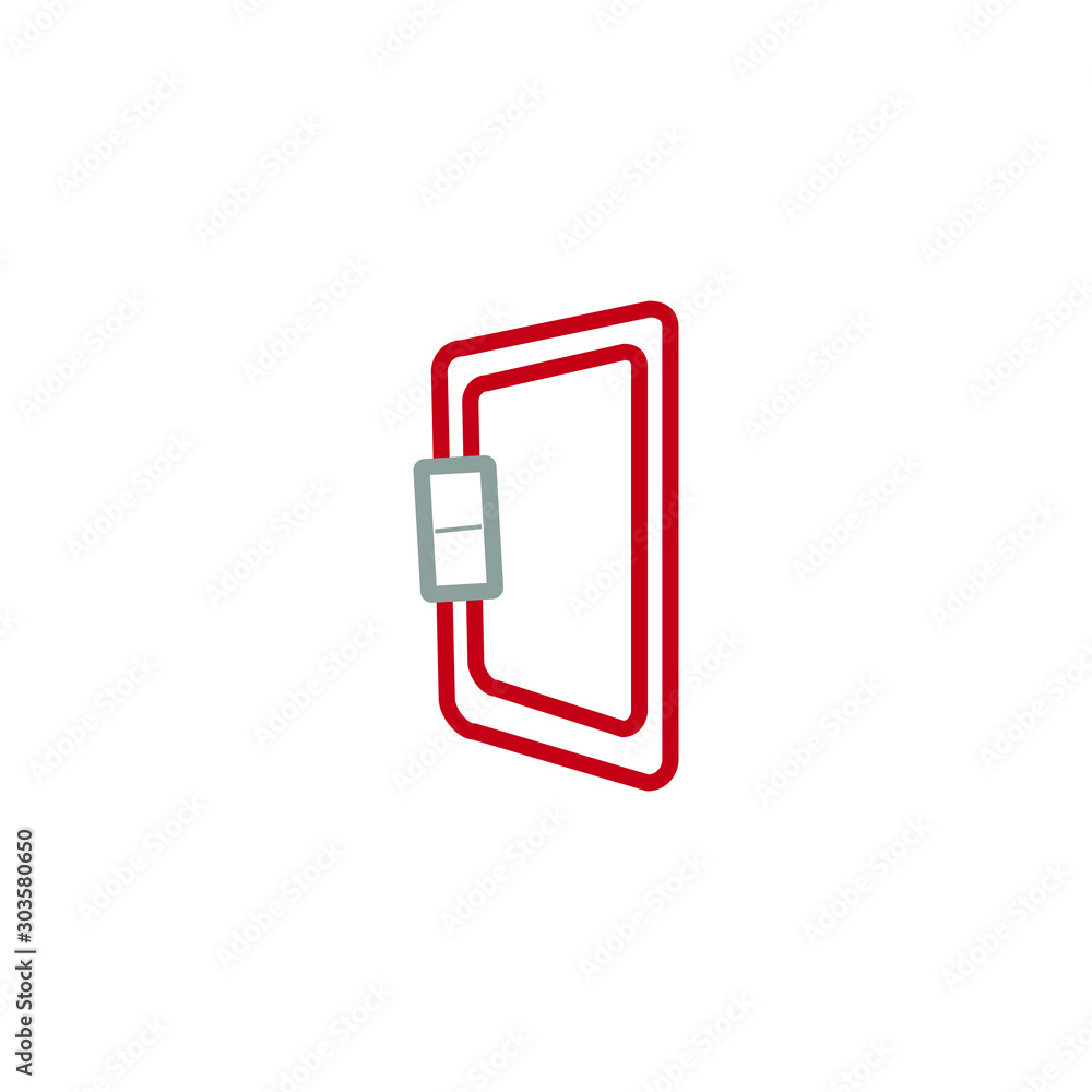 vector microscope icon with simple shapes vector microscope icon with simple shapes