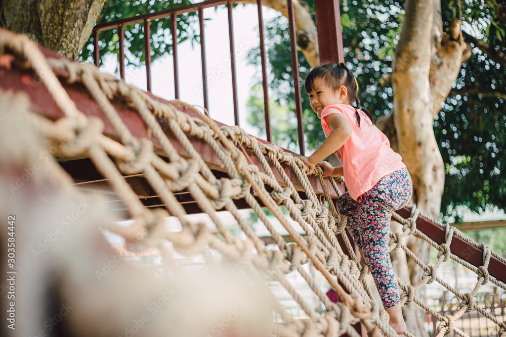 Fotografie Children with neurodevelopmental disorders like attention deficit hyperactivity disorder or autism child need different learning style base on their sensory as a kinesthetic learners who need moving