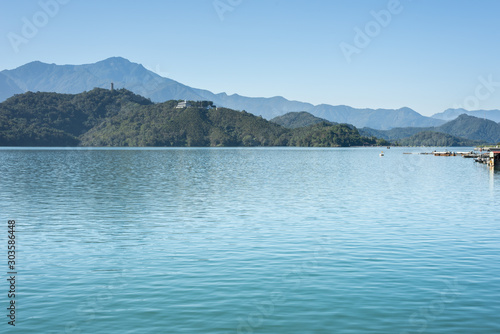 landscape of Sun Moon Lake