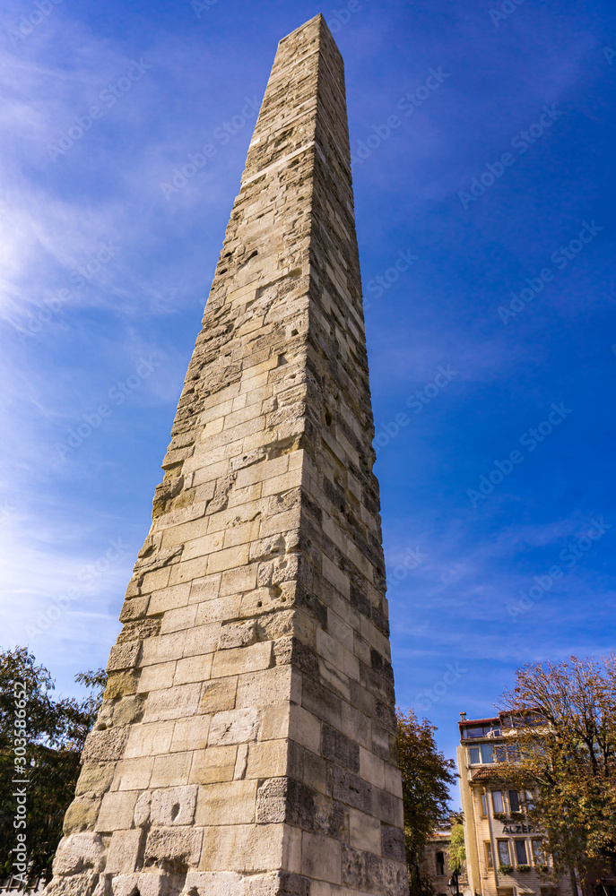 Constantine Obelisk in Istanbul, Turkey