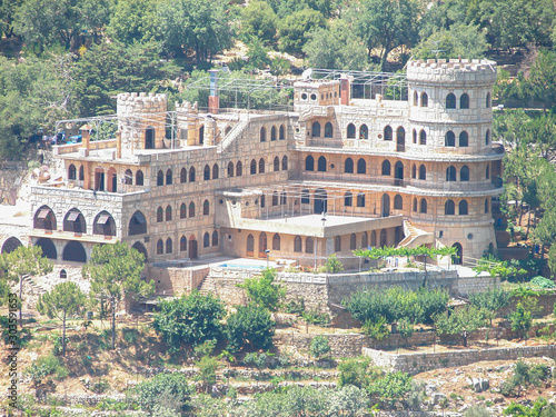 A view for Moussa Castle located in Der El Qamar in shouf district  photo