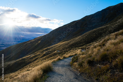 New Zealand mountain side