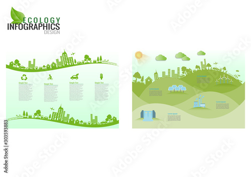 Abstract ecology connection concept background .Vector