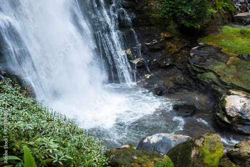 Wachirathan Waterfall at Doi Inthanon National Park  Mae Chaem District  Chiang Mai Province  Thailand