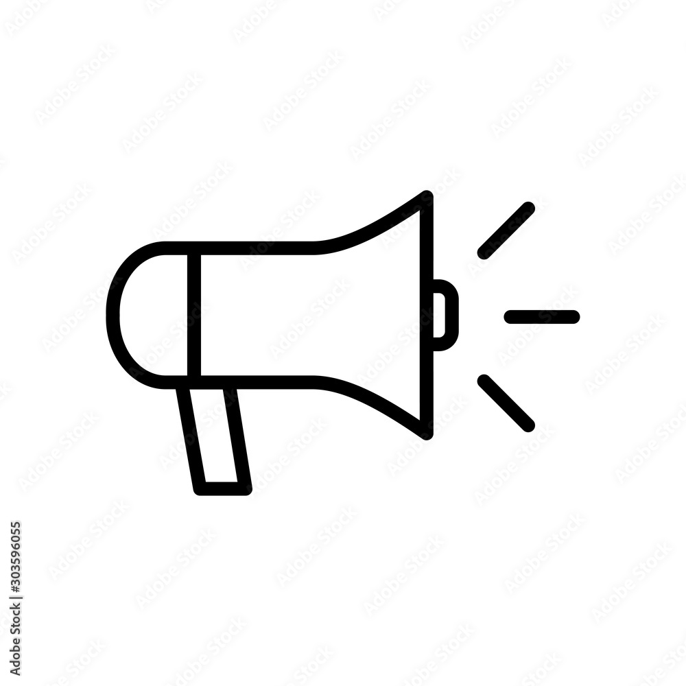 Megaphone Icon Vector Megaphone Icon Vector