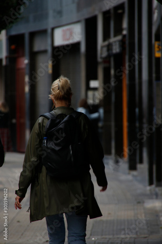 Girls walking in the street © Laiotz