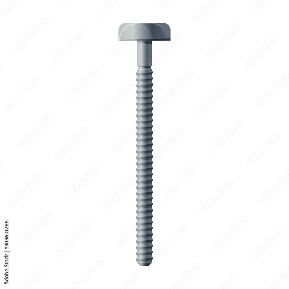 Metal bolt vector icon.Cartoon vector icon isolated on white background metal bolt. Metal bolt vector icon.Cartoon vector icon isolated on white background metal bolt.