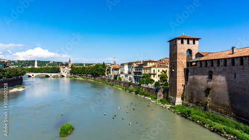 Blick vom Castelvecchio