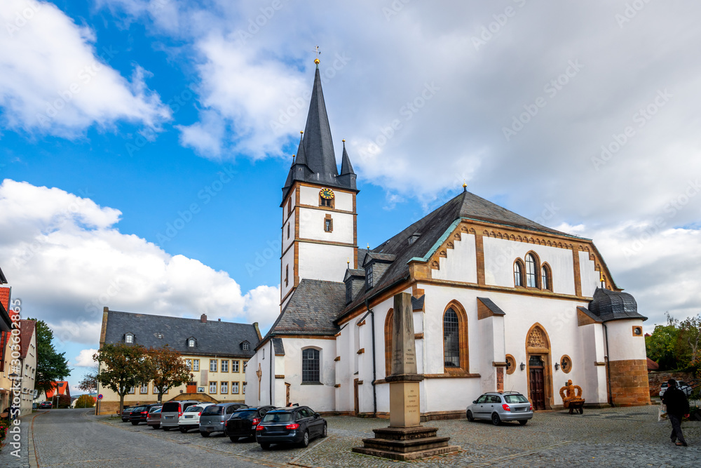 Kirche, Altstadt, Bad Staffelstein, Bayern, Deutschland Kirche, Altstadt, Bad Staffelstein, Bayern, Deutschland