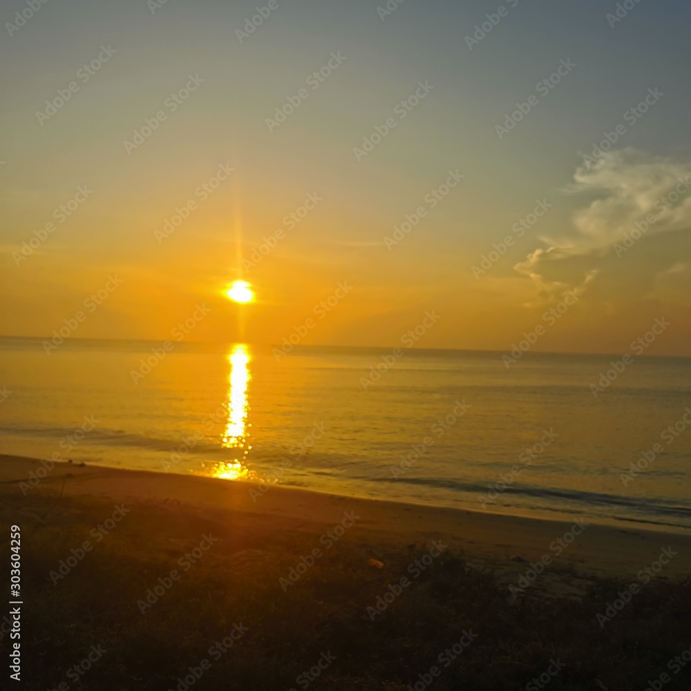 Fototapeta premium sunset at sea