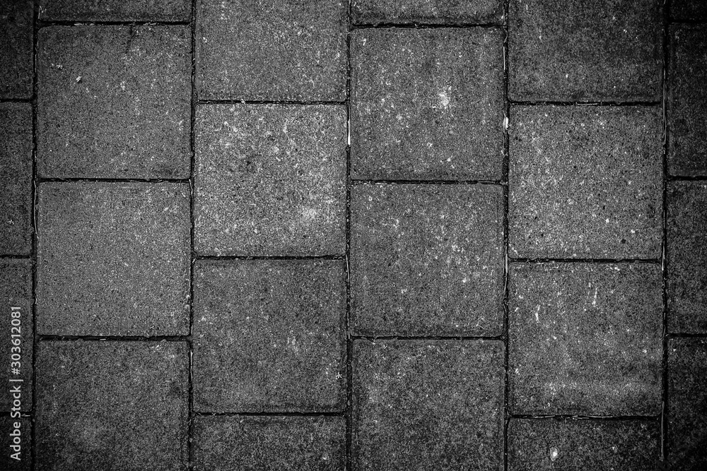 Naklejka premium Monochrome brick background
