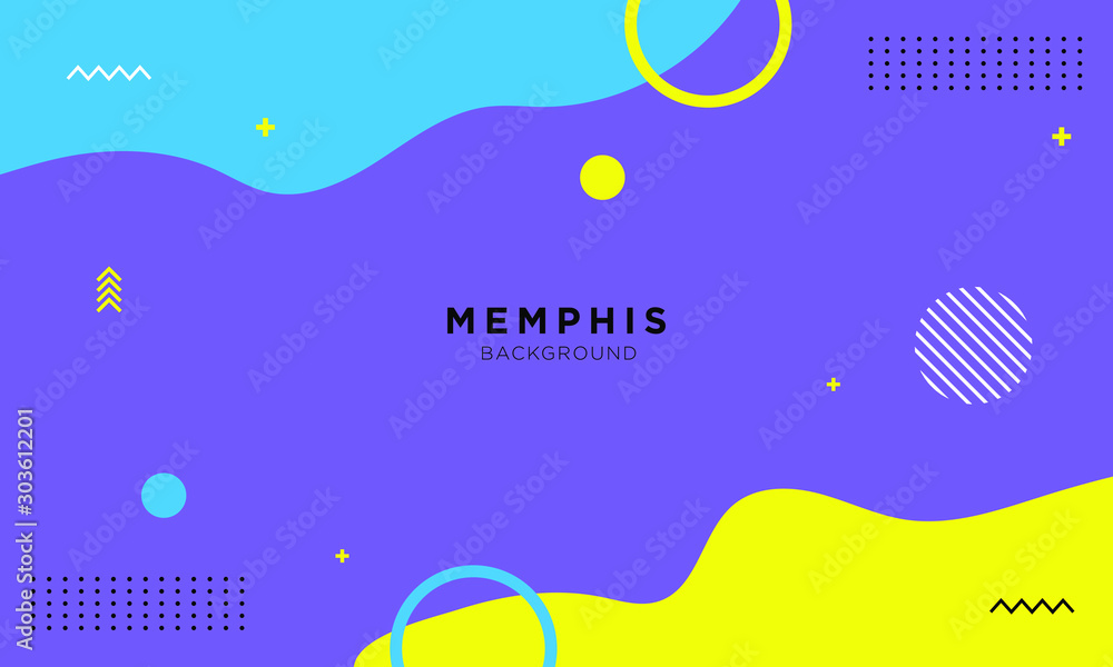 abstract memphis background design, minimal classic memphis style sale banner, geometric vintage background.