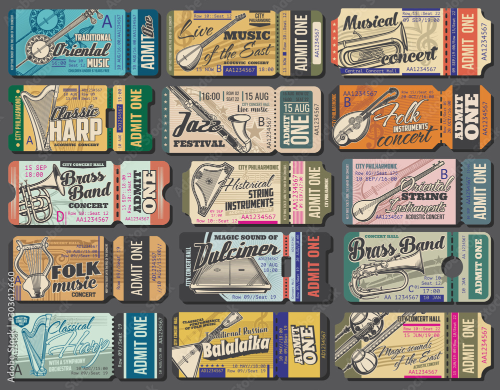 Fotografie Folk, classic and orchestra music concert tickets