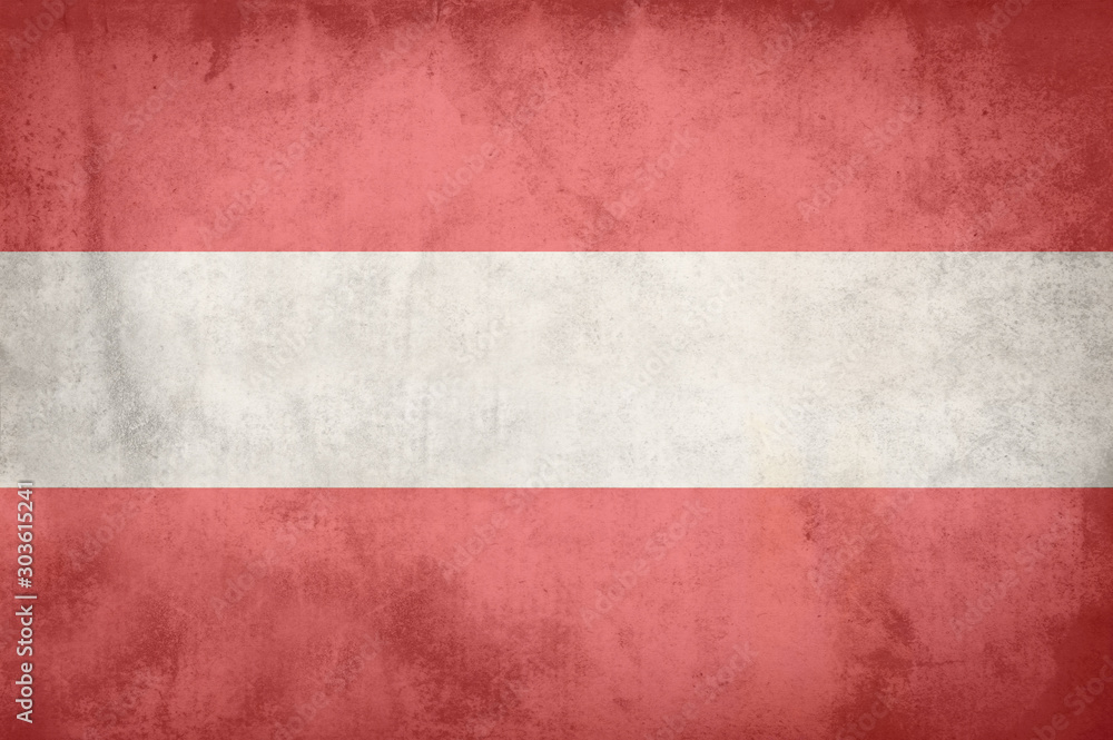 austria Grunge Flag