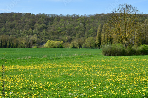 Giverny; France - april 17 2018 : the picturesque painters village photo