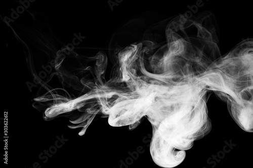 Fototapeta Naklejka Na Ścianę i Meble -  Smoke colorful &black for background