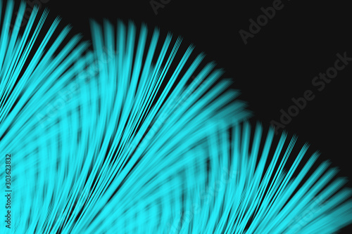 seamless background with green Feathers