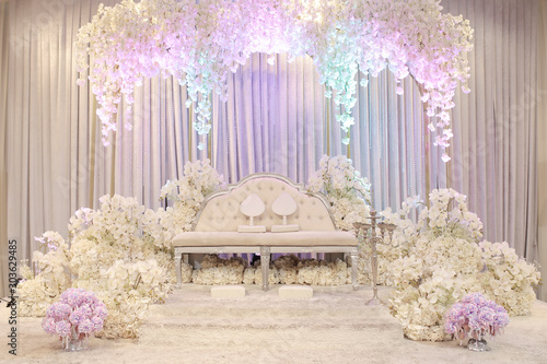 Pelamin or Bridal Dais meant for Bride and Groom on their wedding day