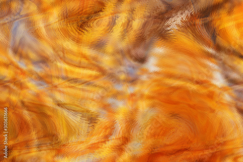 Golden and amber abstractio...