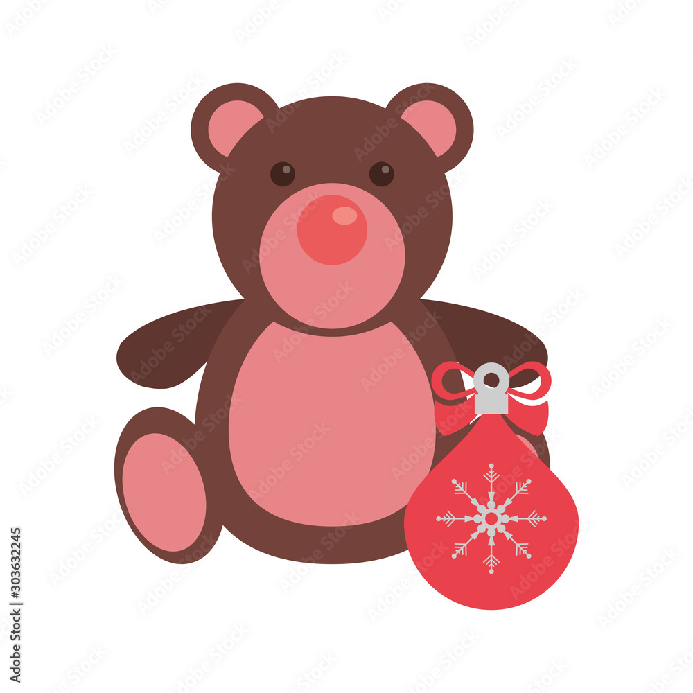 Fototapeta premium cute little bear teddy toy