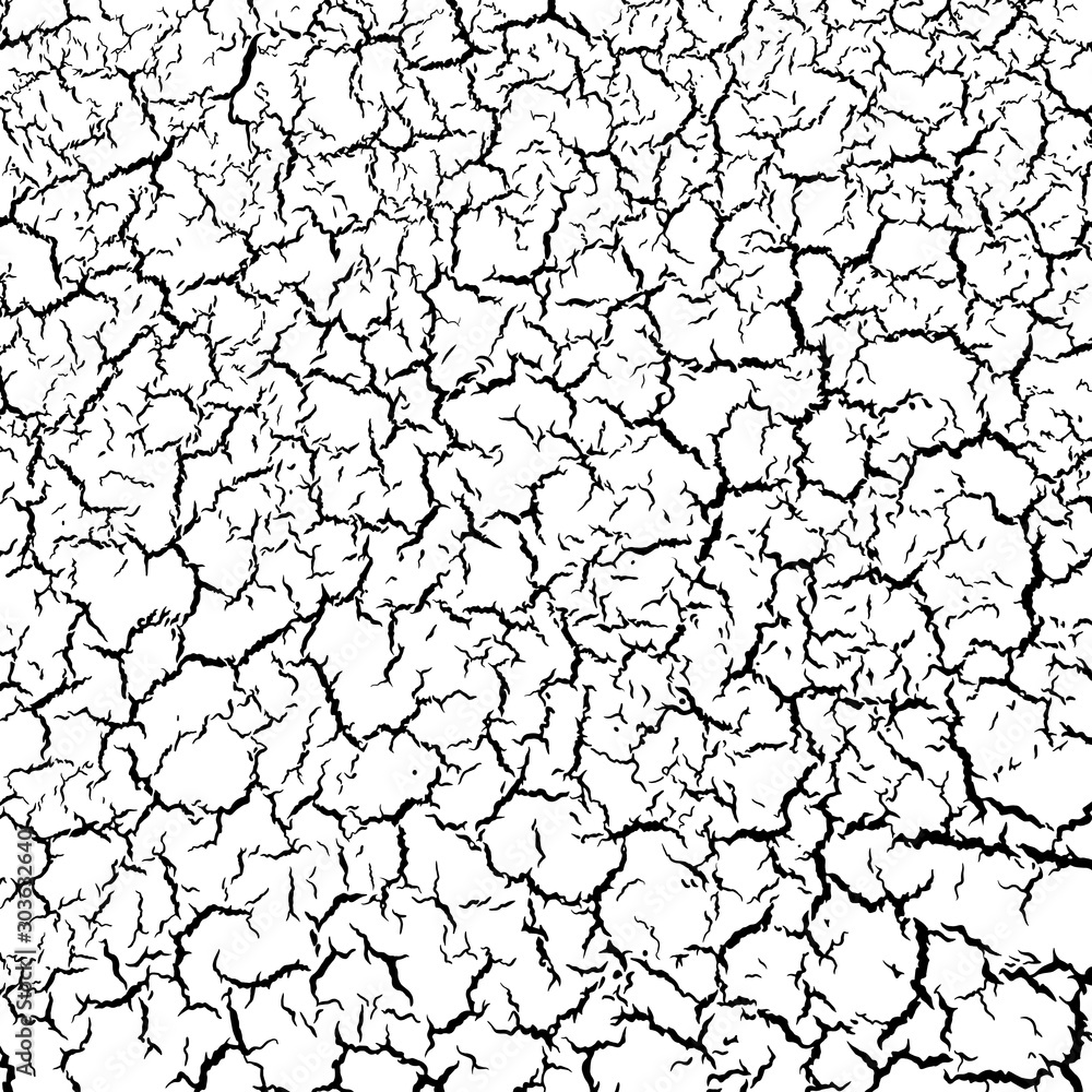 The cracks texture white and black.Contours.Chips.Ideas for your graphic design, banner, poster, packaging, for site or more The cracks texture white and black.Contours.Chips.Ideas for your graphic design, banner, poster, packaging, for site or more