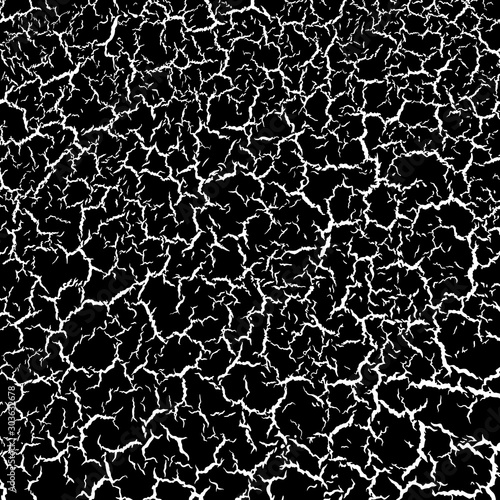The cracks texture white and black.Contours.Chips.Ideas for your graphic design, banner, poster, packaging, for site or more