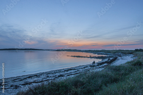 sunset on beach