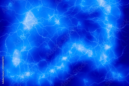 Electric illustration wallpaper, background with lightning effect