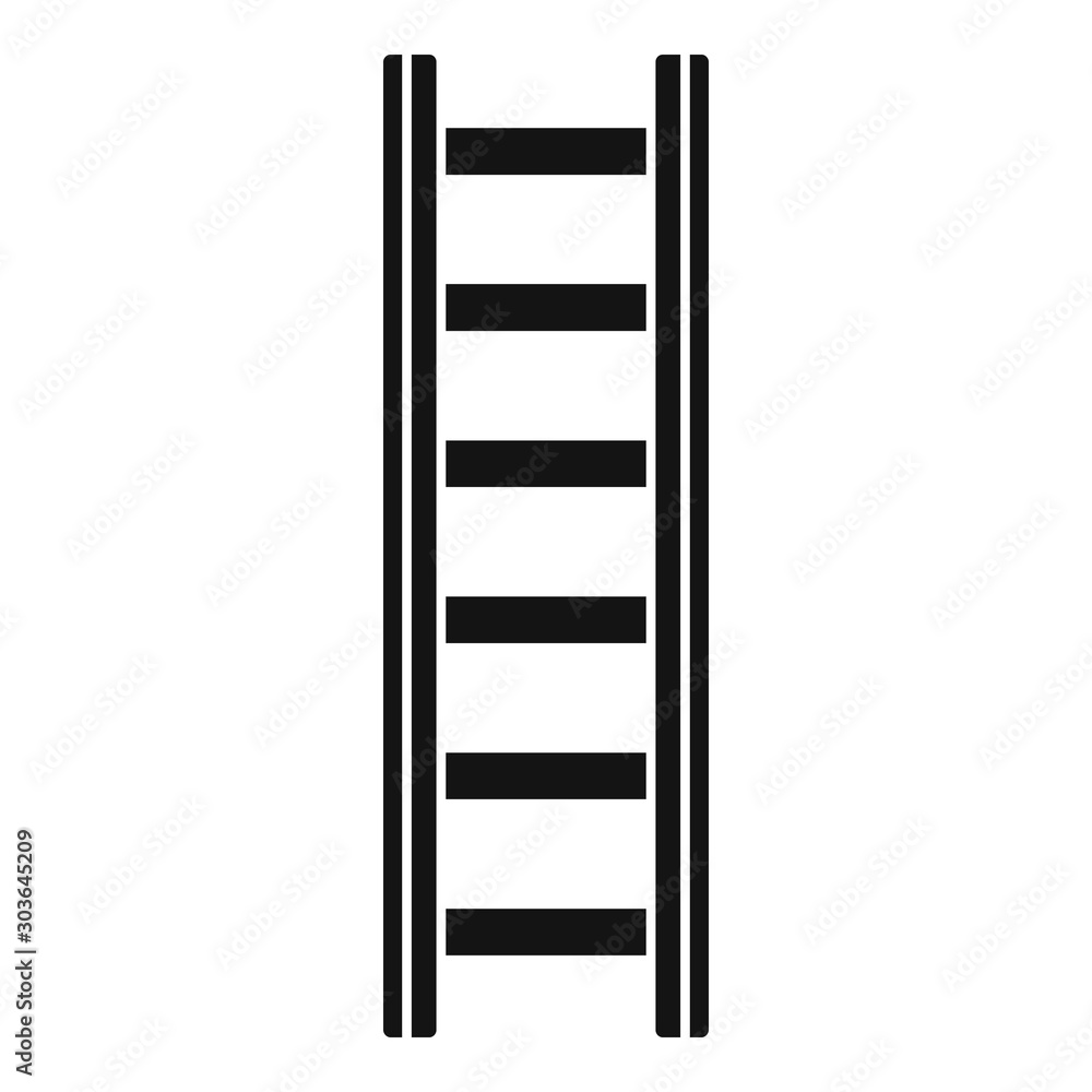 Repair ladder icon. Simple illustration of repair ladder vector icon for web design isolated on white background