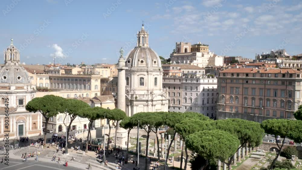 The Trajan Column, Forum, near Piazza Venice, Rome, Italy. The Trajan Column, Forum, near Piazza Venice, Rome, Italy.