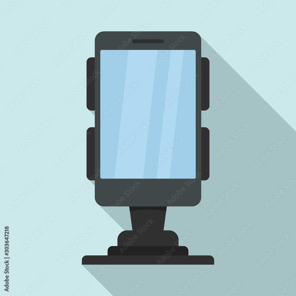Obraz na plátně Business phone holder icon