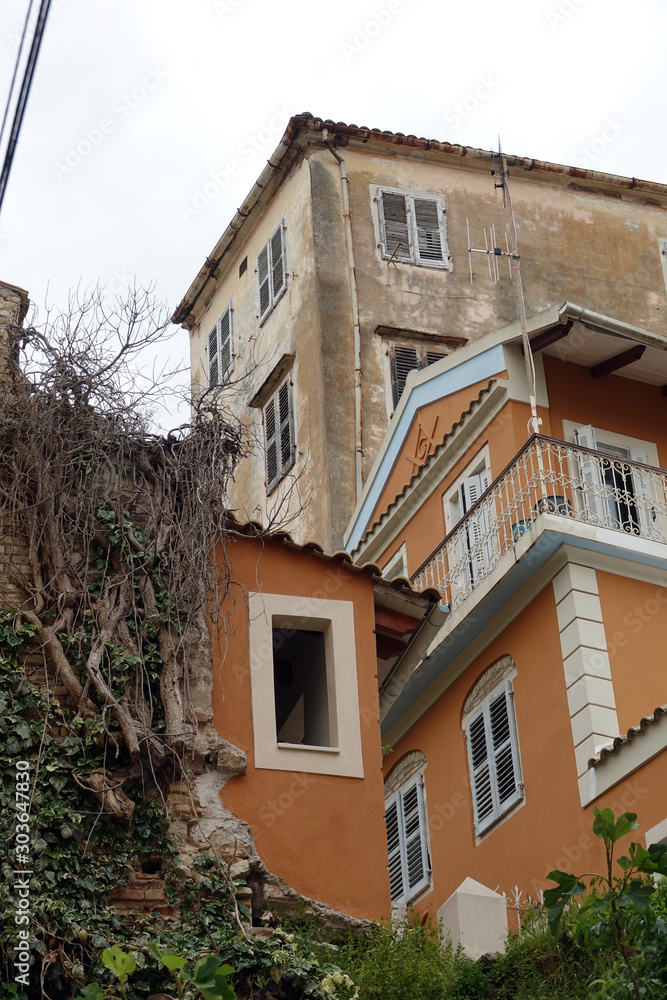 Häuser in Korfu-Stadt