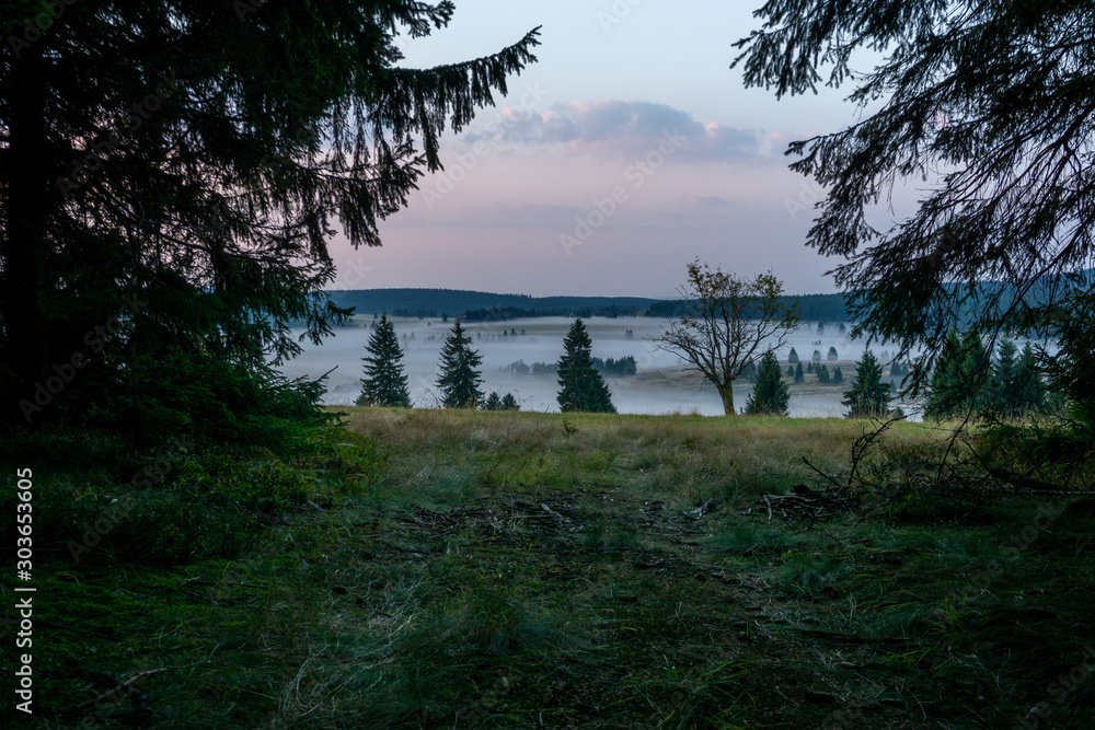 Fotografie Hochebene Erzgebirge