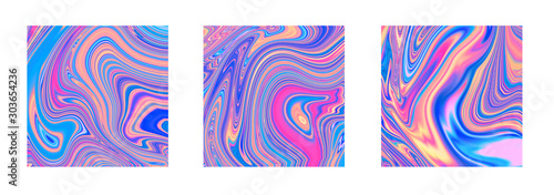 Abstract colorful fluid art background.