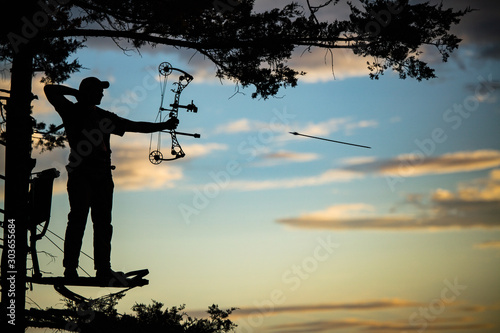 Archery silhouette photo