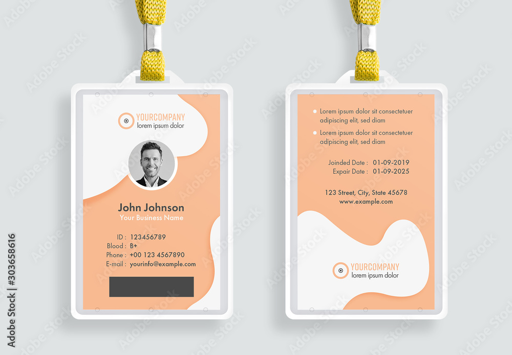 Id Card Layout Size