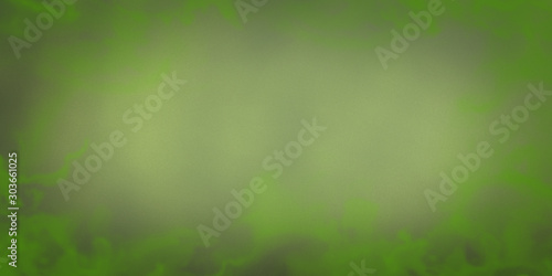 Green background with texture and distressed vintage grunge paint on an elegant background illustration