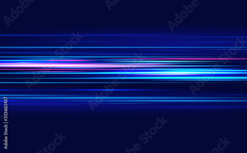 Blue lines movement.  photo